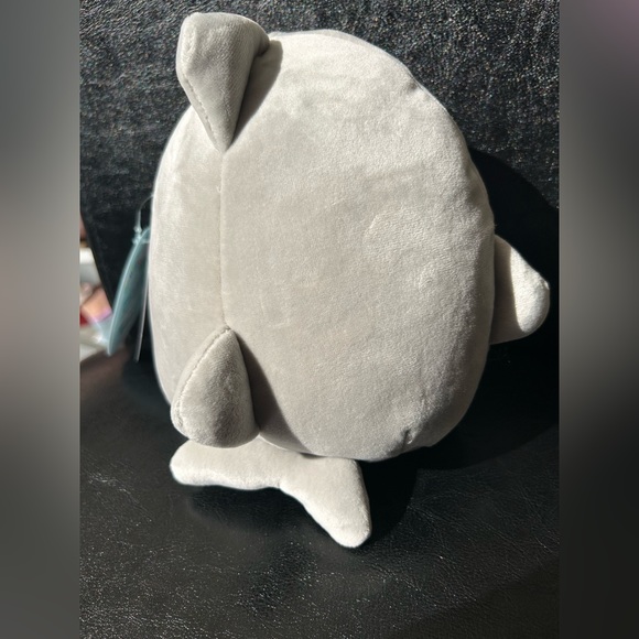 NWT Squishmallows Gordon the Shark 8inch gray white & sharp teeth smile Kellytoy - Picture 7 of 7